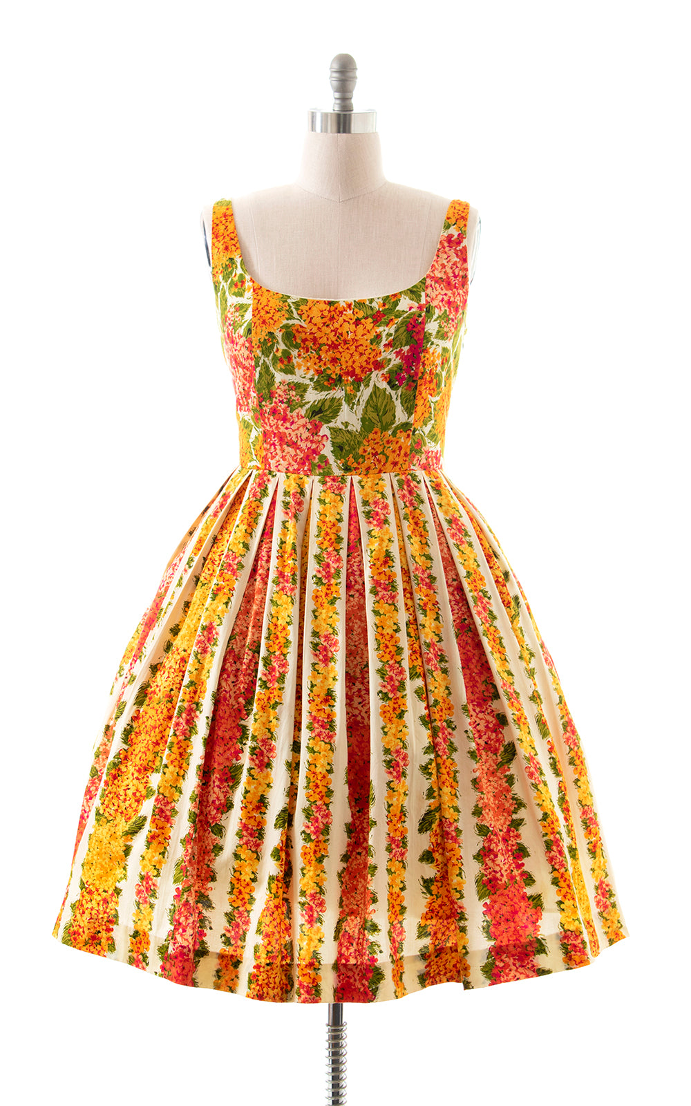 Modern 1950s Style ISAAC MIZRAHI Floral Sundress with Pockets | x-large
