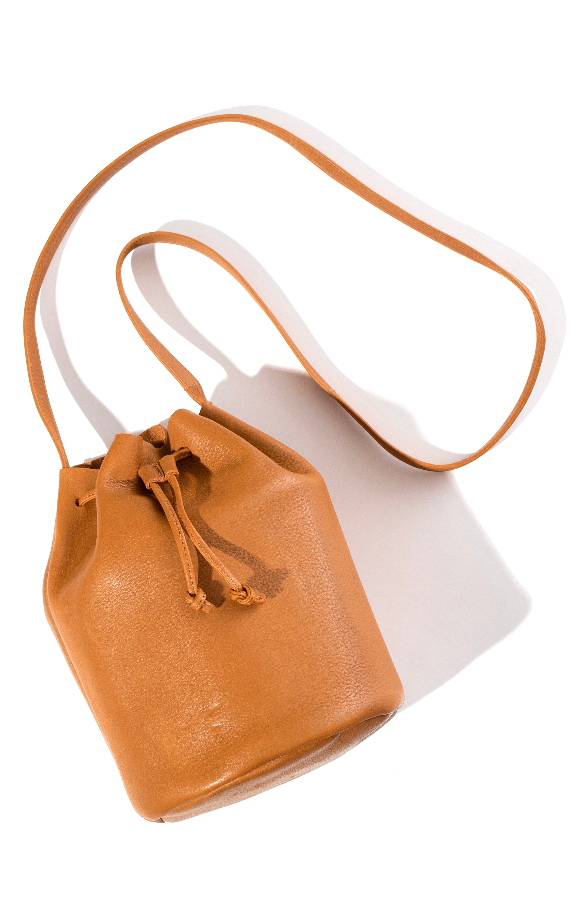 soft leather drawstring bag – louren store