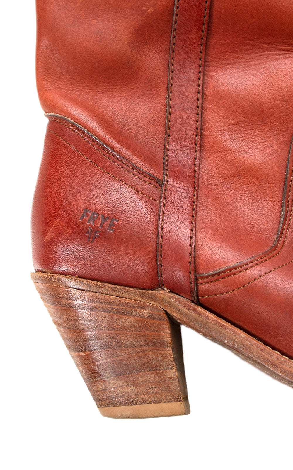 1980s 1990s FRYE Leather Campus Boots | US 7.5