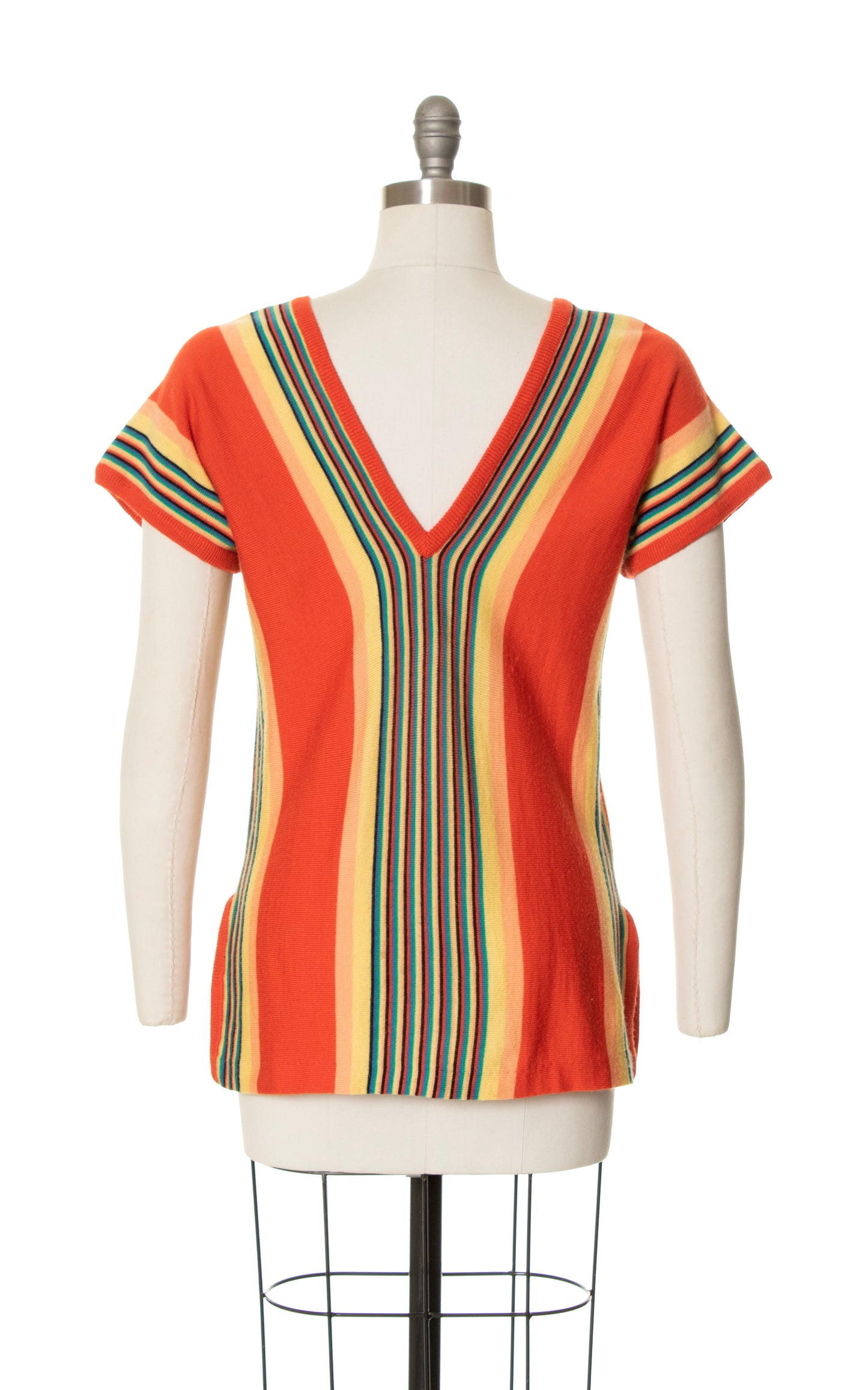 1970s Rainbow Sweater Top | small/medium