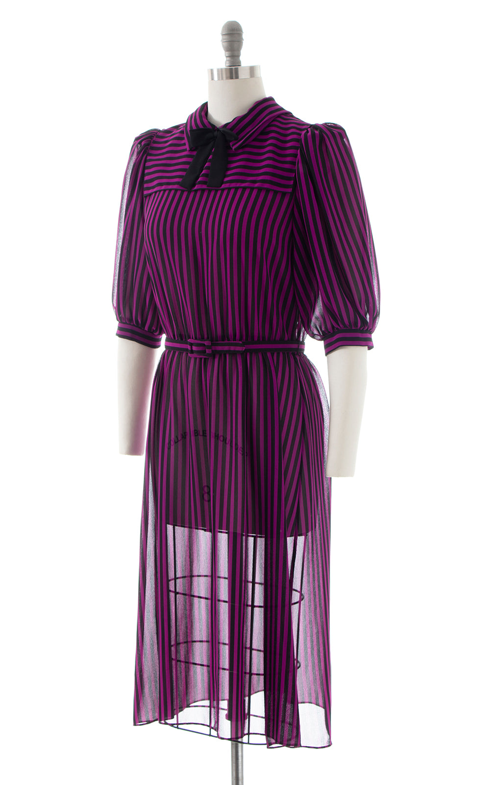 1980s Striped Beetlejuice Dress | medium