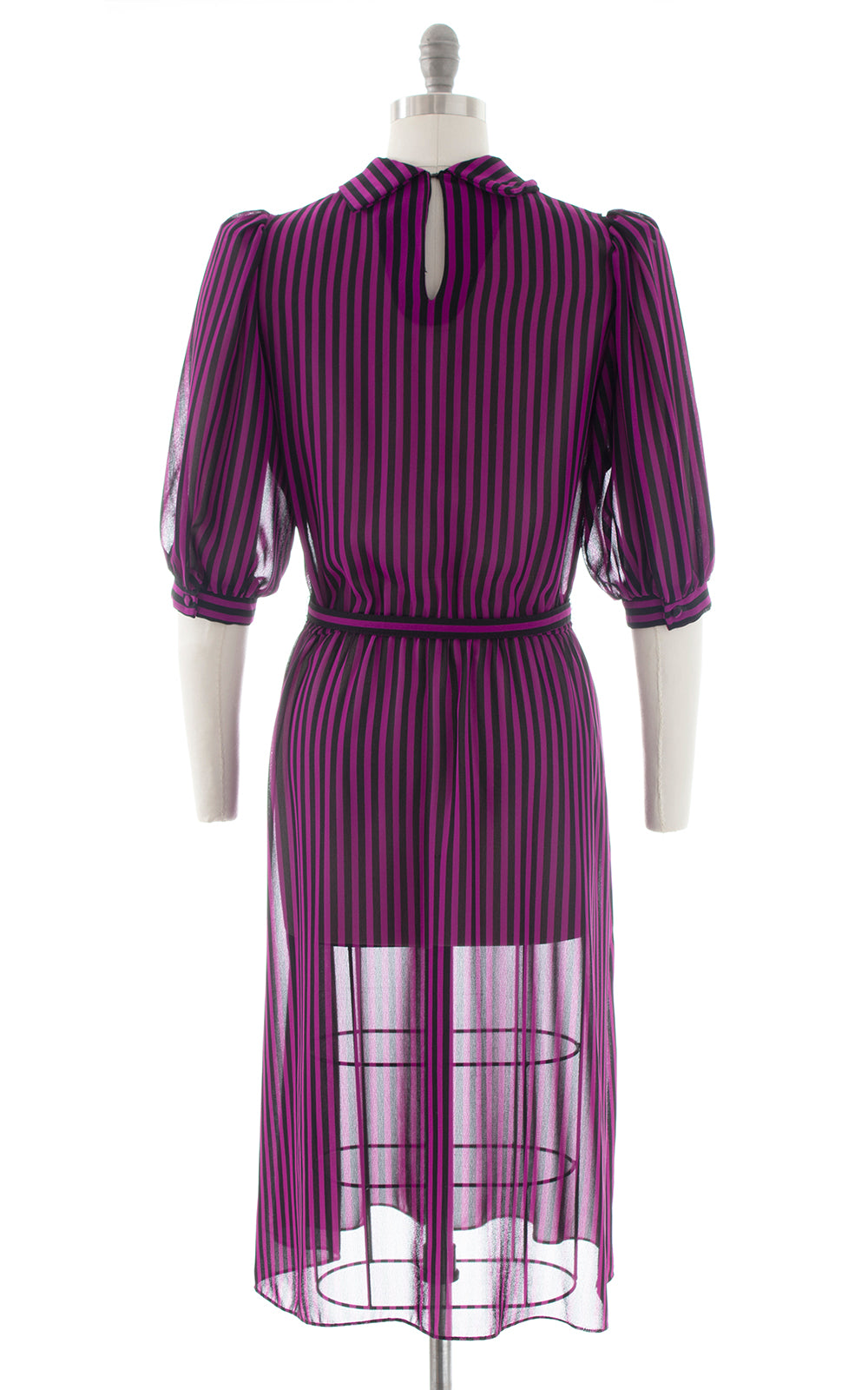 1980s Striped Beetlejuice Dress | medium