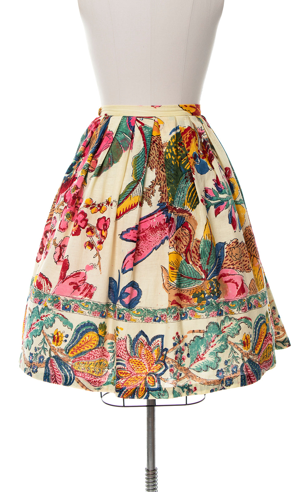 1950s TABAK Floral Skirt with Pockets | small