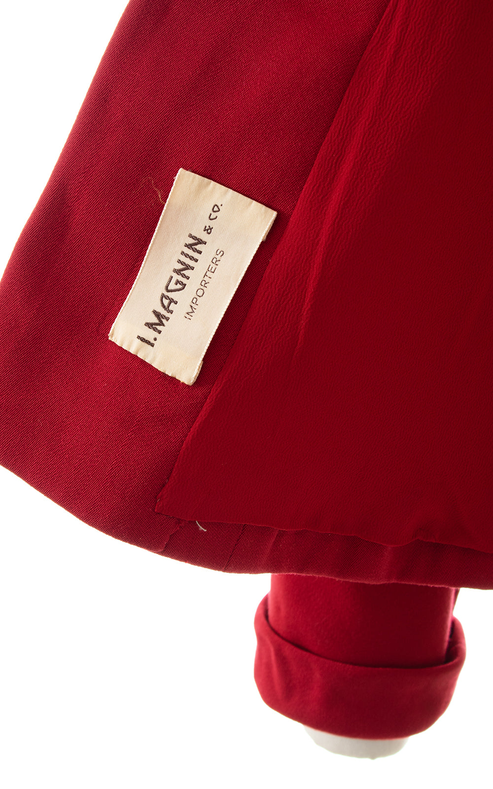 1940s Red Wool Gabardine Blazer | small