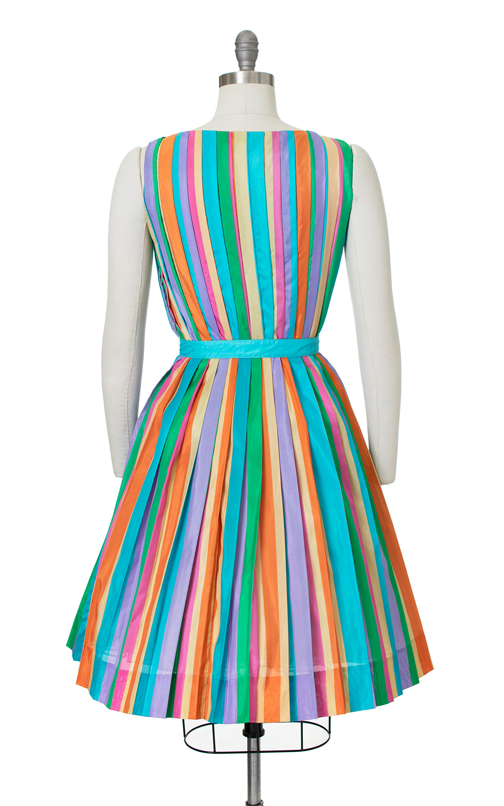 pleated rainbow dress AIR-PLEAT RAINBOW GOWN