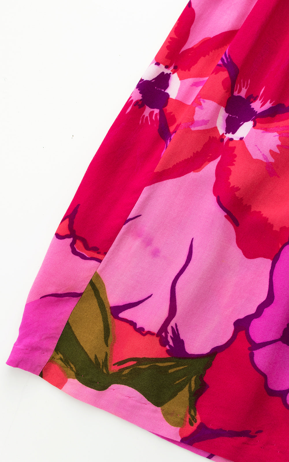 1960s Bold Pansy Print Sundress BirthdayLifeVintage