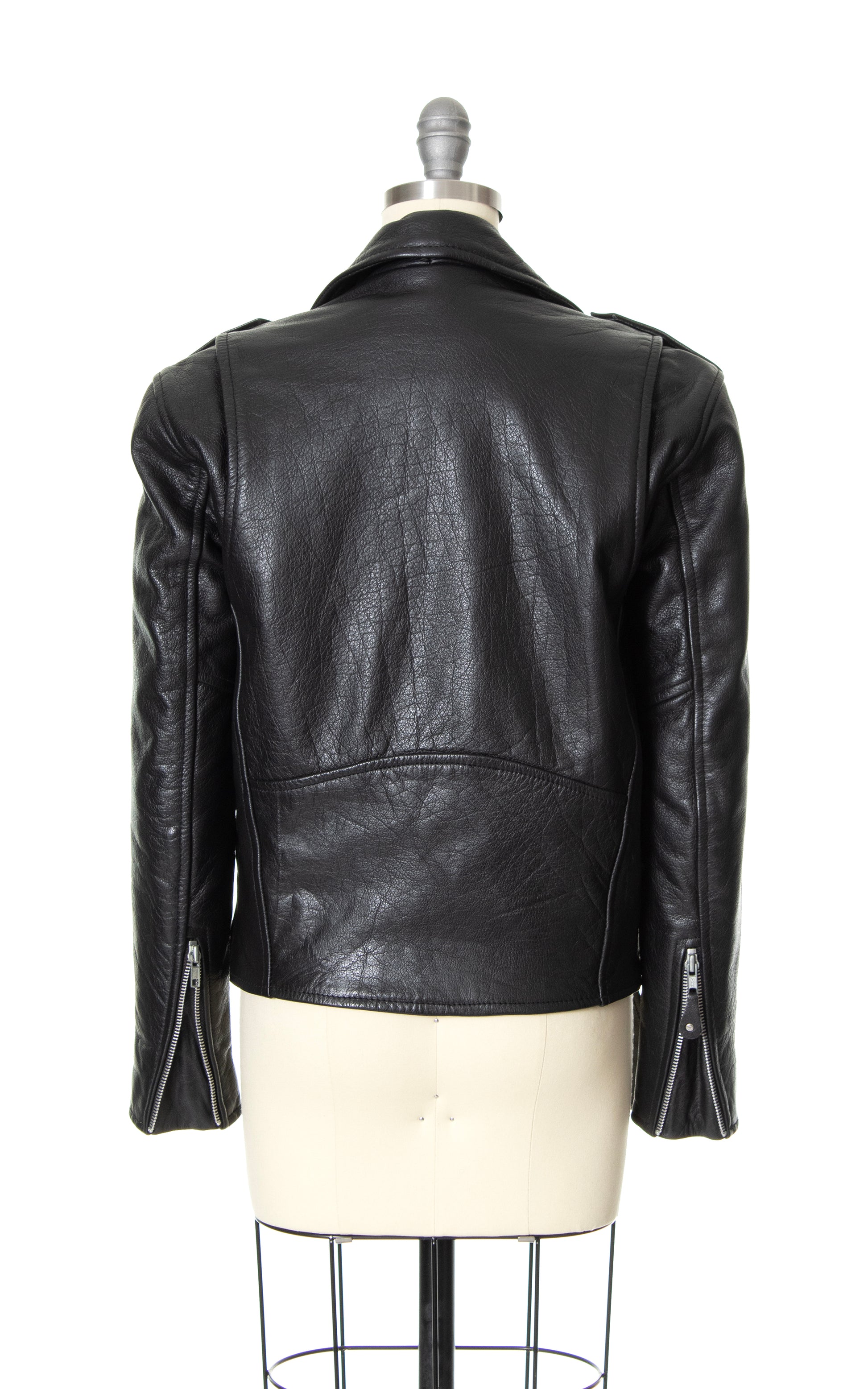 Reconstructed Leather Biker Jacket - Ready to Wear