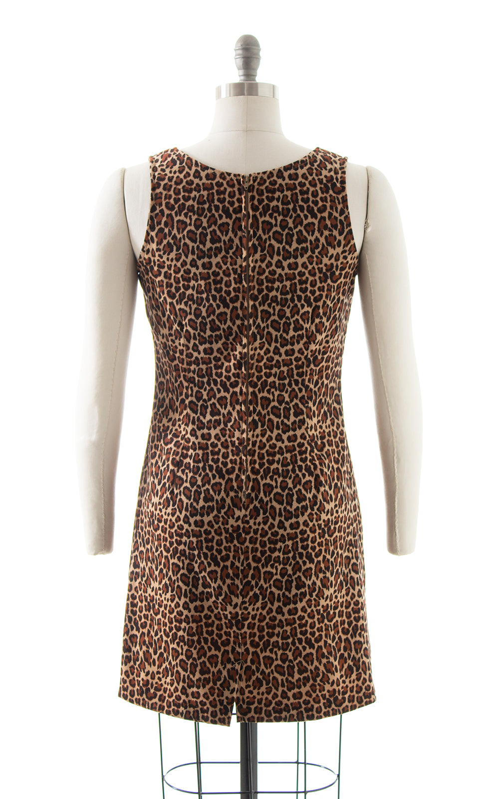 1990s Leopard Print Wiggle Dress BirthdayLifeVintage