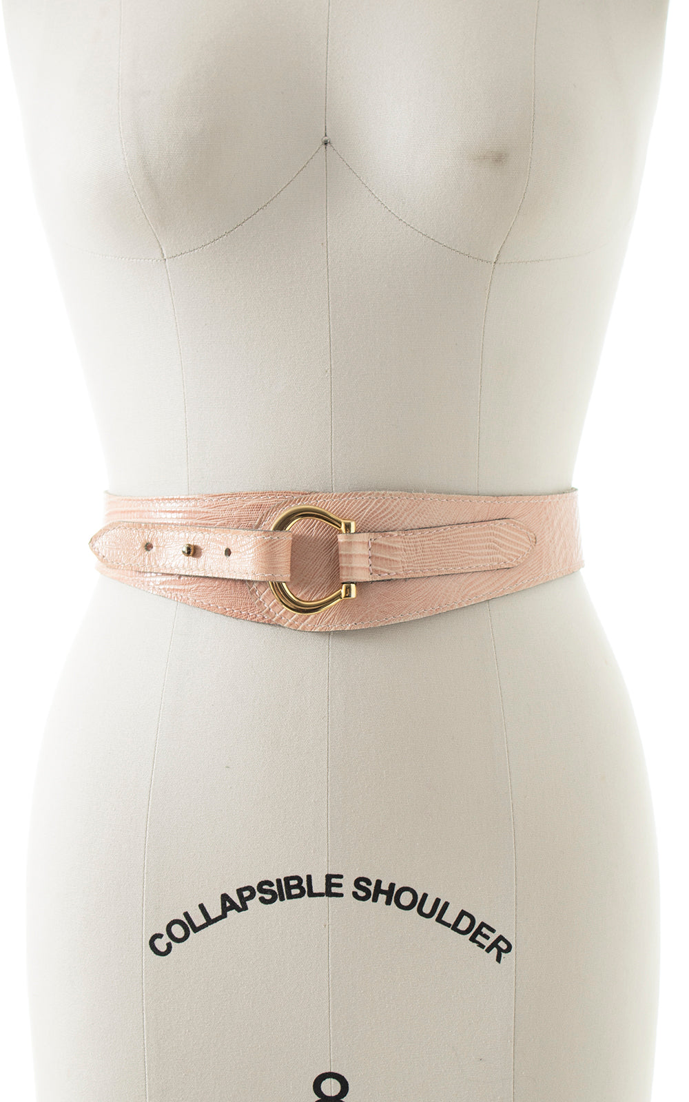 1950s Style CALDERON Pink Cinch Belt | small/medium