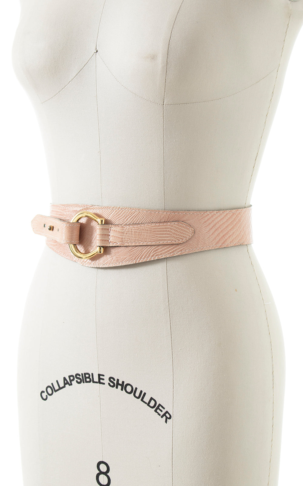 1950s Style CALDERON Pink Cinch Belt | small/medium