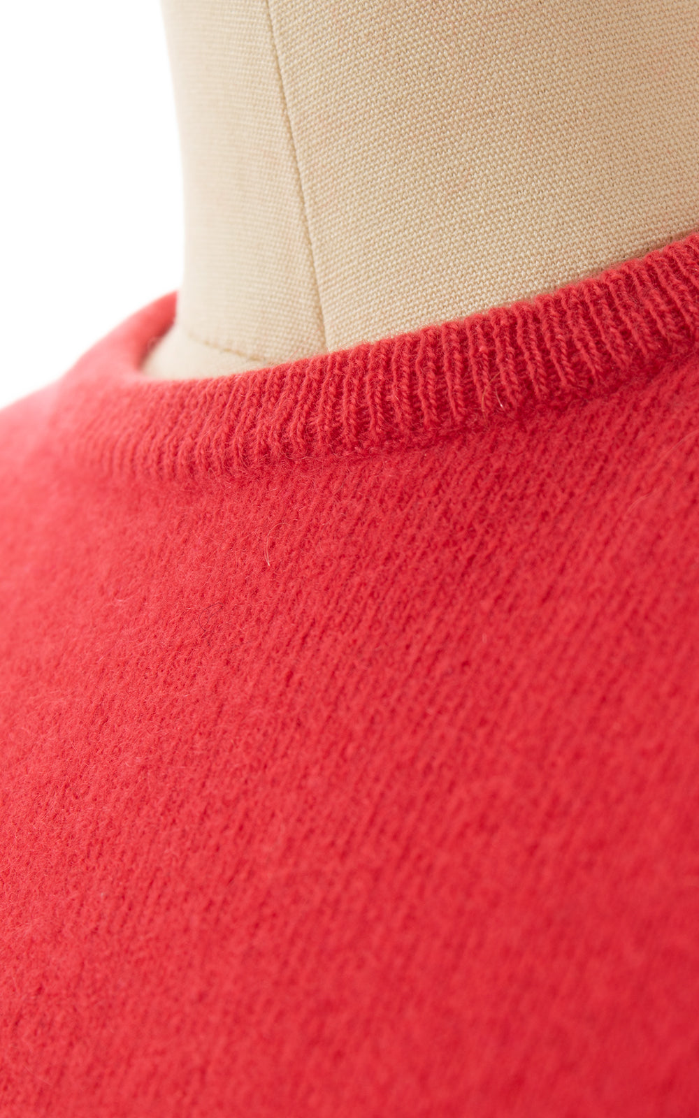 1950s DALTON Hot Salmon Cashmere Knit Sweater | x-small/small