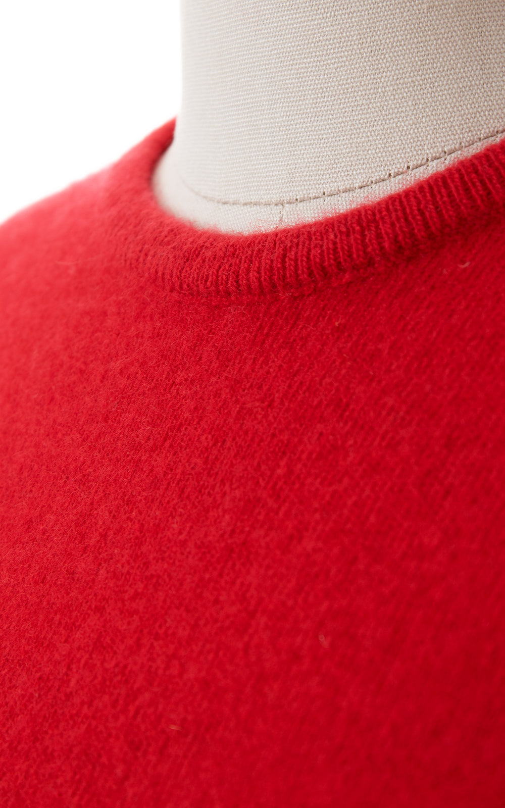 1950s DALTON Red Knit Cashmere Sweater | x-small/small