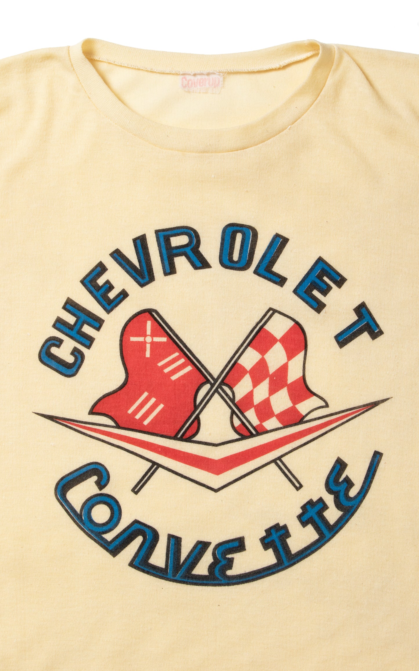 Vintage 70s 1970s Chevrolet Corvette Novelty Print Graphic Cars Tee TShirt Shirt BirthdayLifeVintage