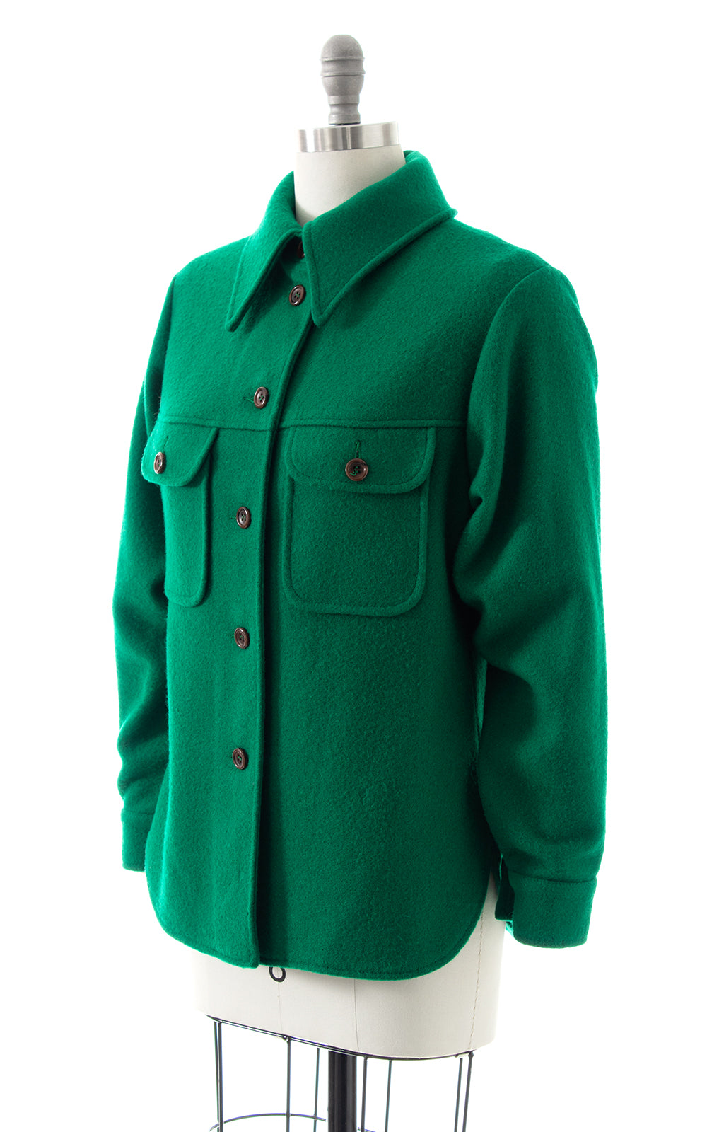 1960s Pendleton Green Wool Chore Coat | medium/large