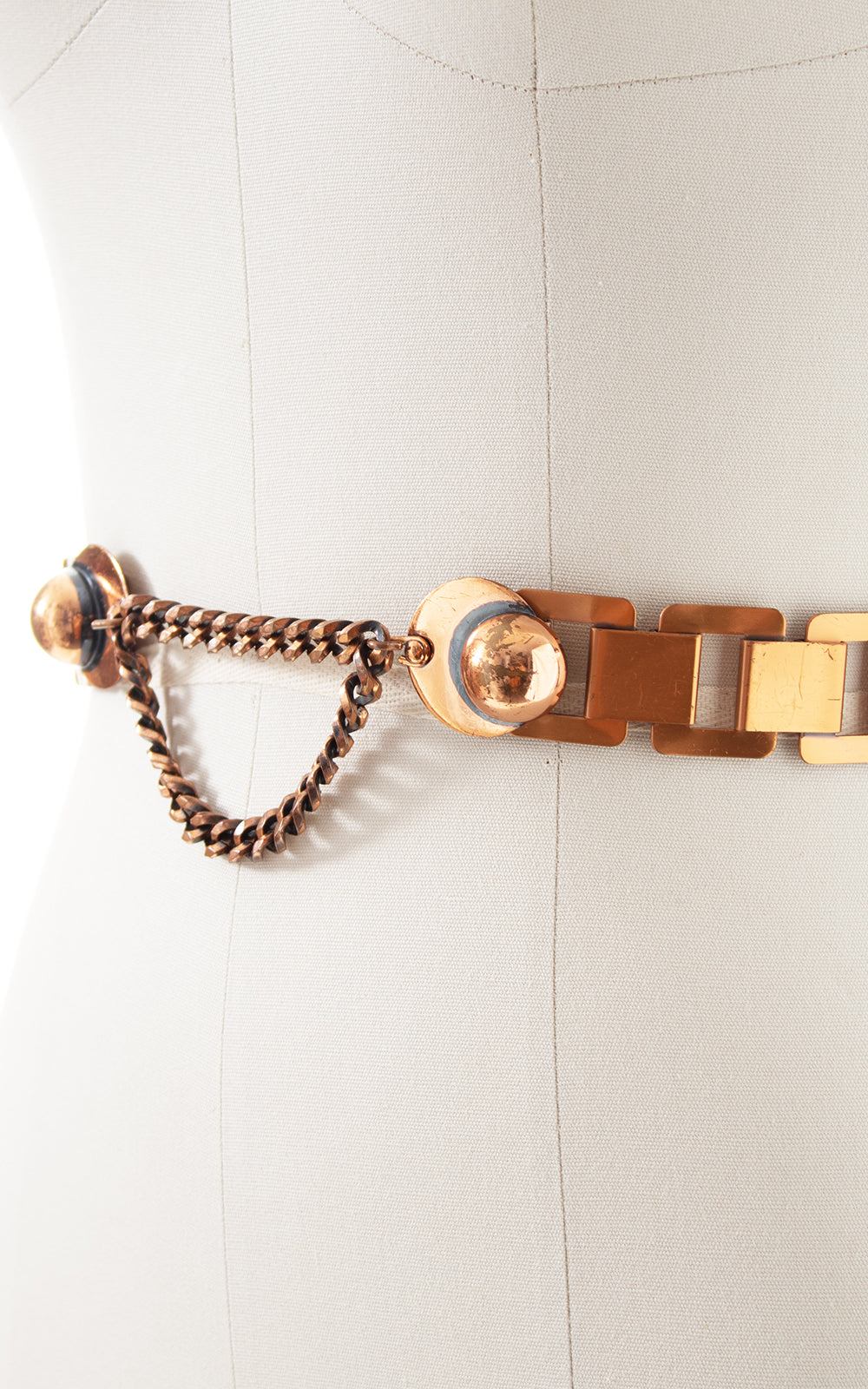 Copper on sale chain belt