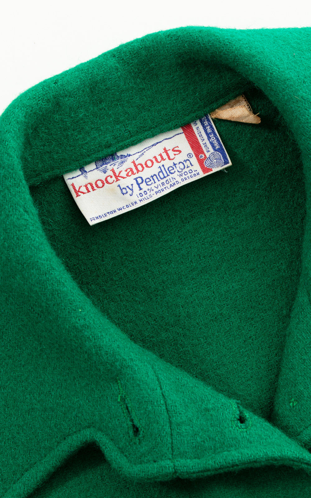 1960s Pendleton Green Wool Chore Coat | medium/large