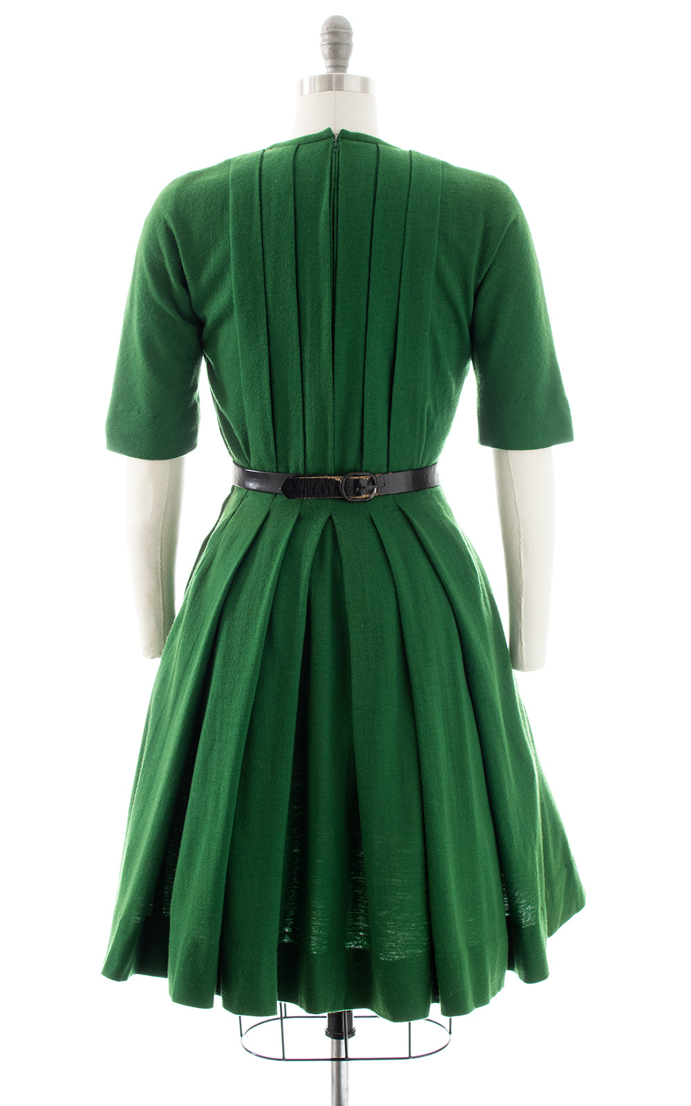 1940s 1950s VERA MAXWELL Green Wool Dress | small Birthday Life Vintage 1940s 1950s VERA MAXWELL Green Wool Dress | small Birthday Life Vintage