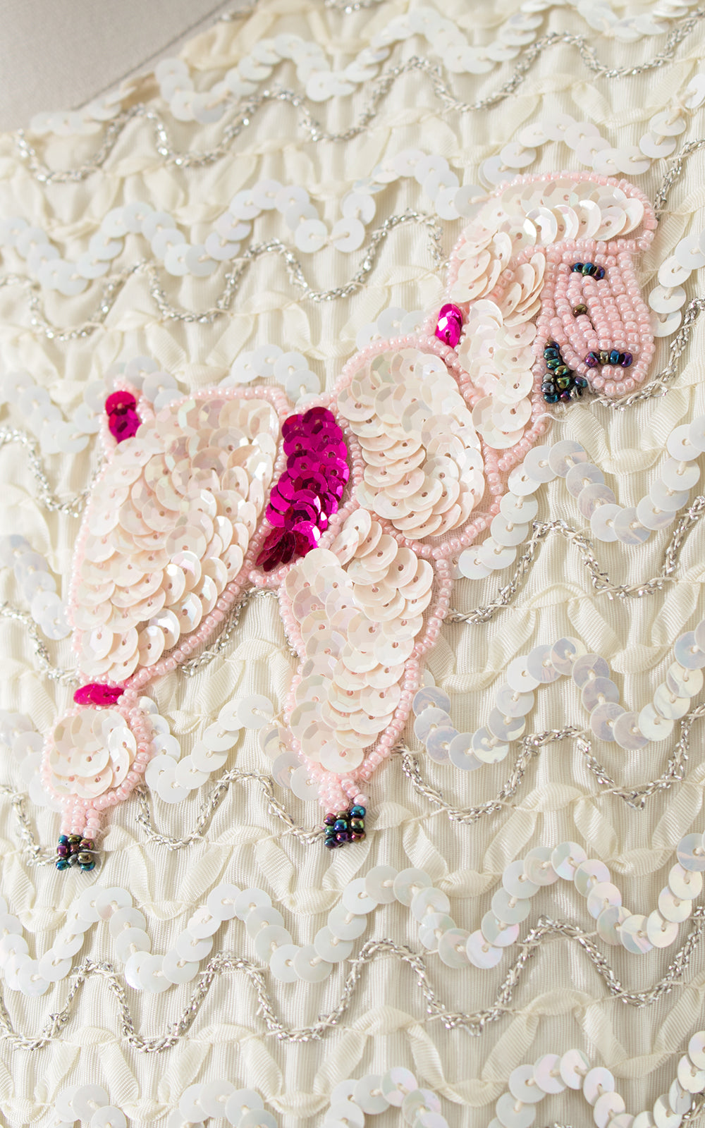 1960s Sequin Poodle Top BirthdayLifeVintage