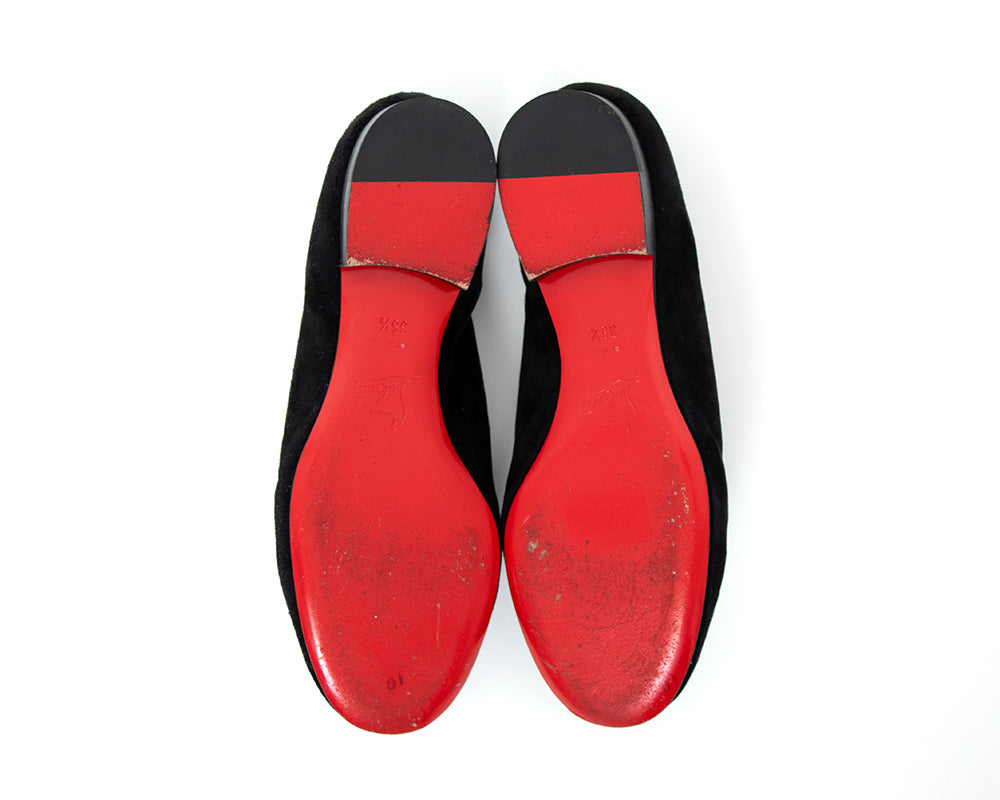 Christian Louboutin Ivory Beaded Illusion Shoes