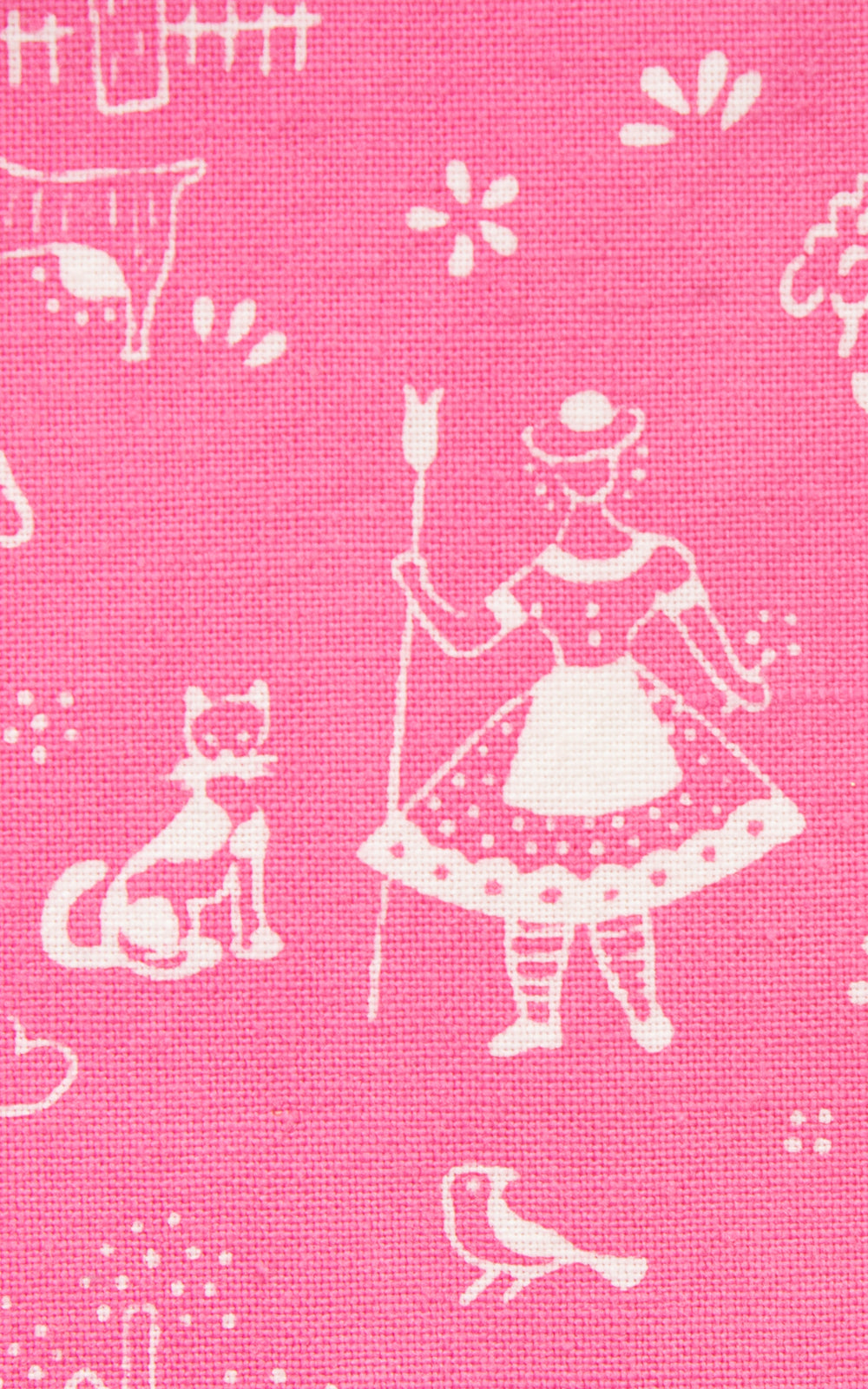 1960s Farm Cat Novelty Print Dirndl Dress | x-small
