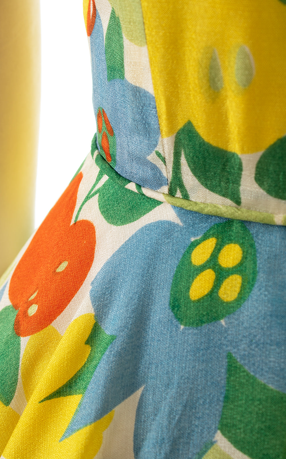 1960s Fruit & Flowers Sundress | small