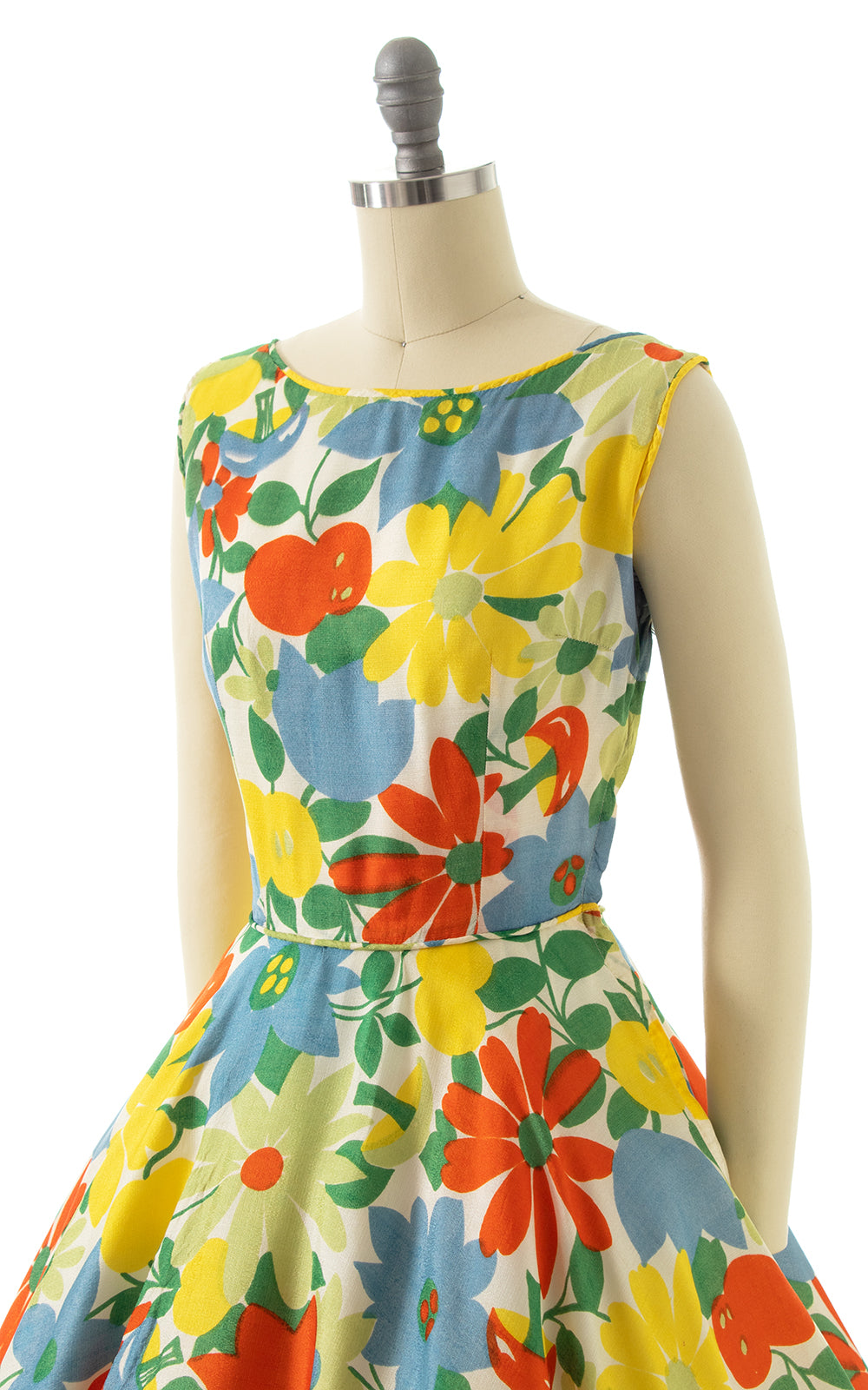 1960s Fruit & Flowers Sundress | small