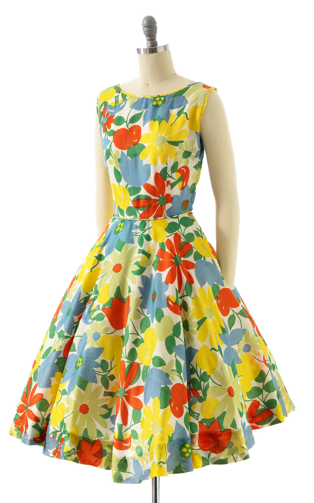 1960s Fruit & Flowers Sundress | small