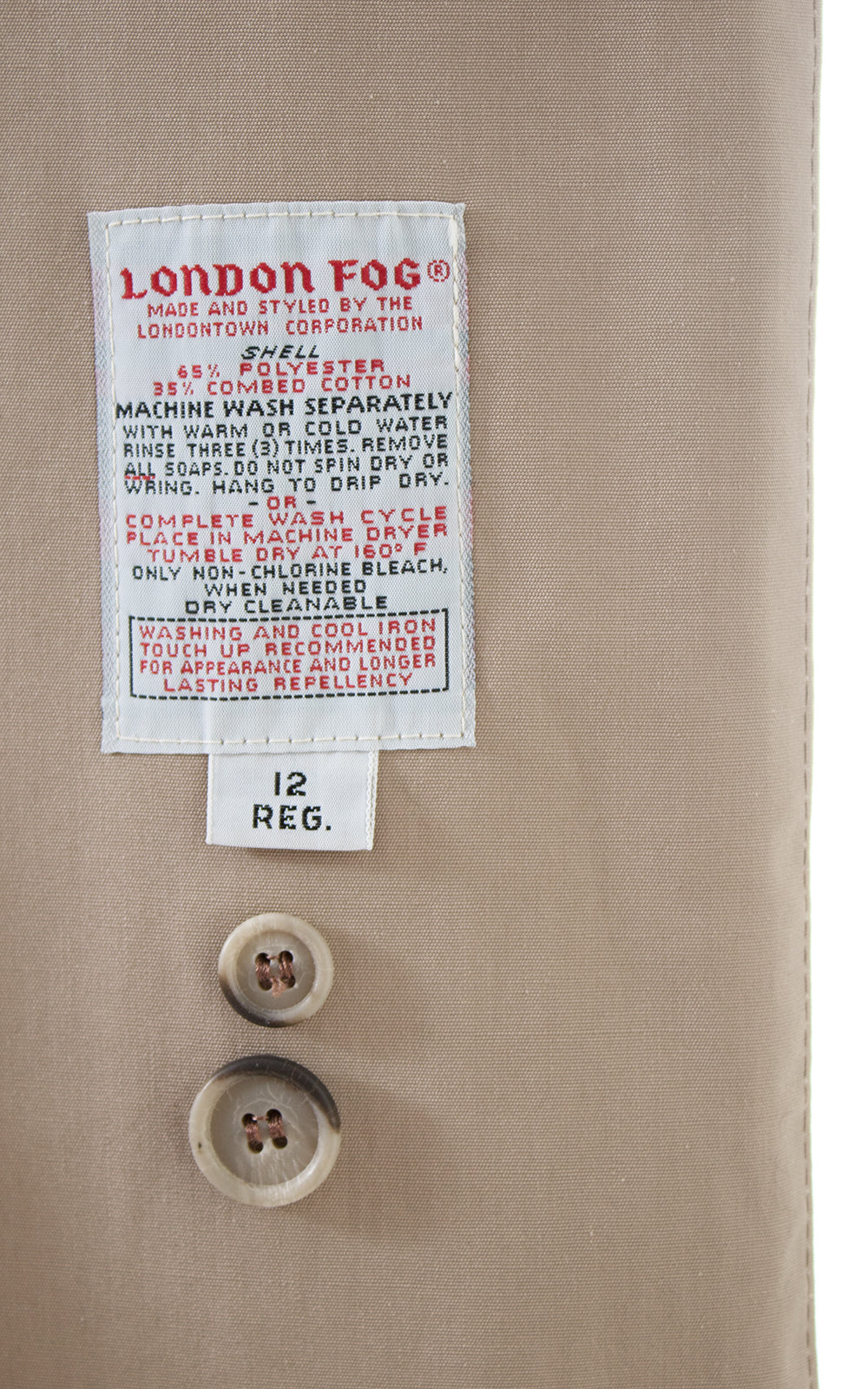 1970s LONDON FOG Trench Coat | medium/large