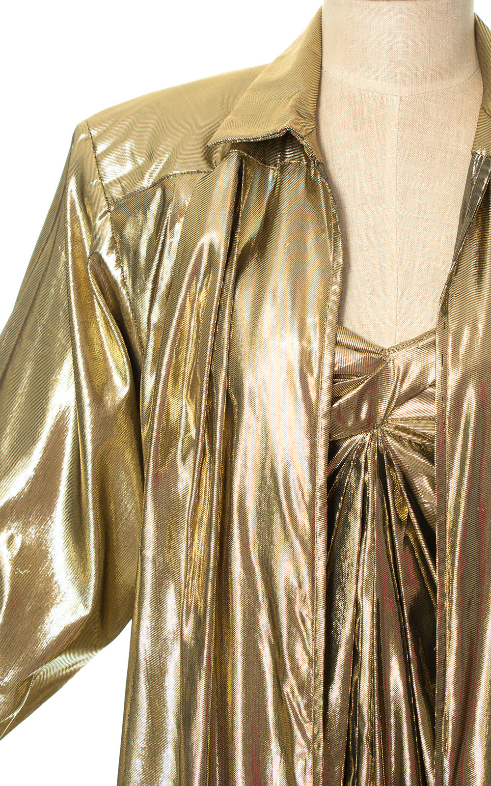 1980s Liquid Gold Strapless Party Dress & Jacket Set | x-small Birthday Life Vintage 1980s Liquid Gold Strapless Party Dress & Jacket Set | x-small Birthday Life Vintage