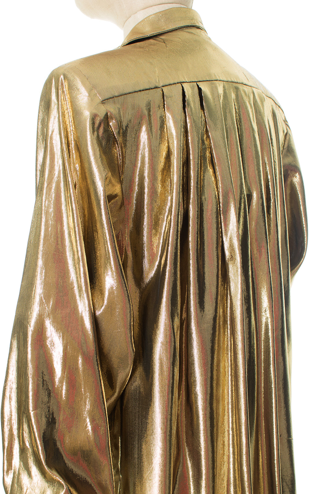 1980s Liquid Gold Strapless Party Dress & Jacket Set