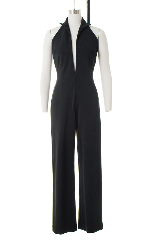 Vintage Liz Claiborne Stretchy Zip-Front Jumpsuit