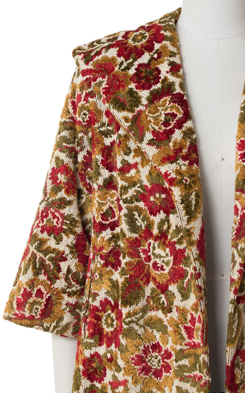 1960s Floral Tapestry Swing Coat | small/medium
