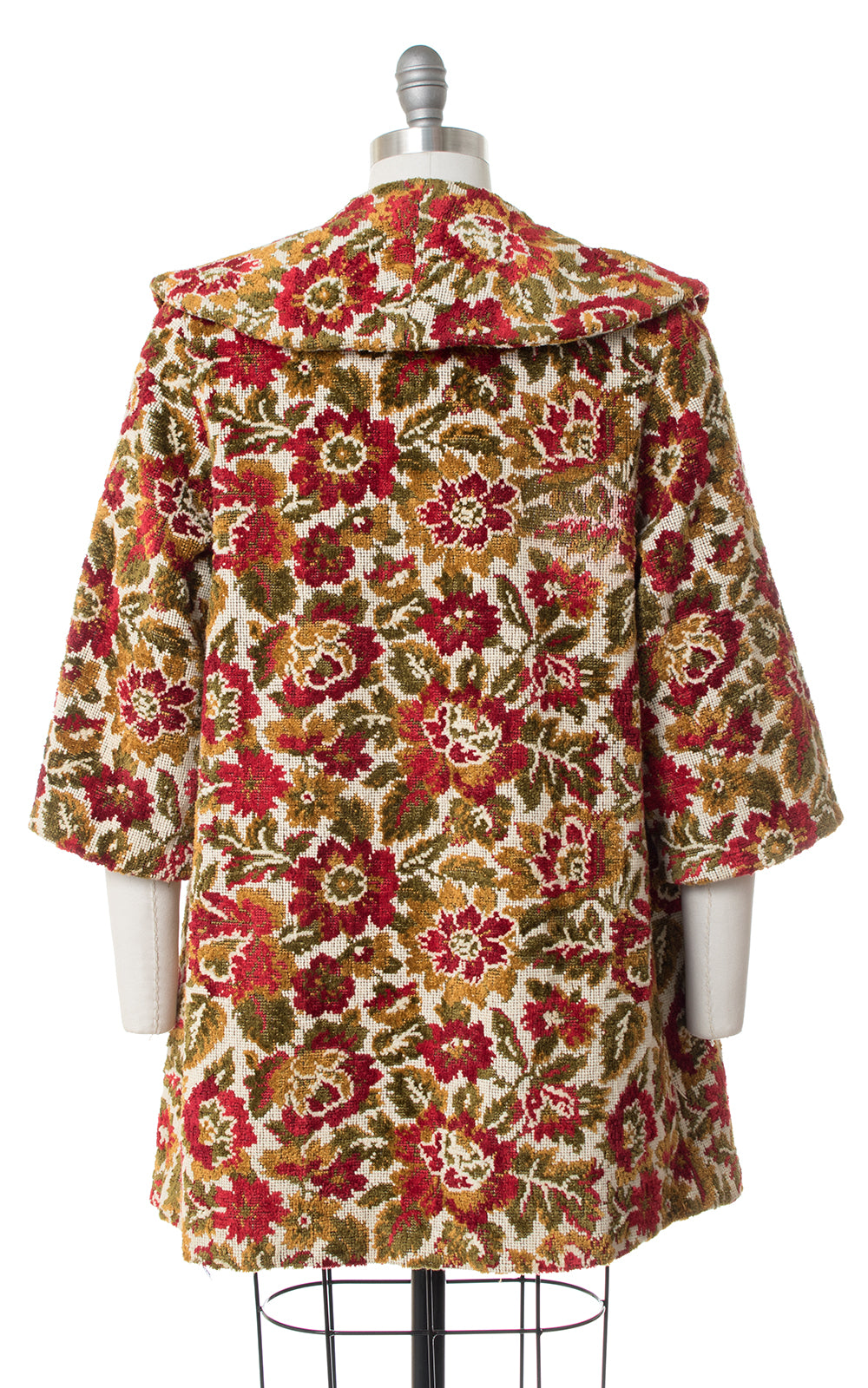 1960s Floral Tapestry Swing Coat | small/medium