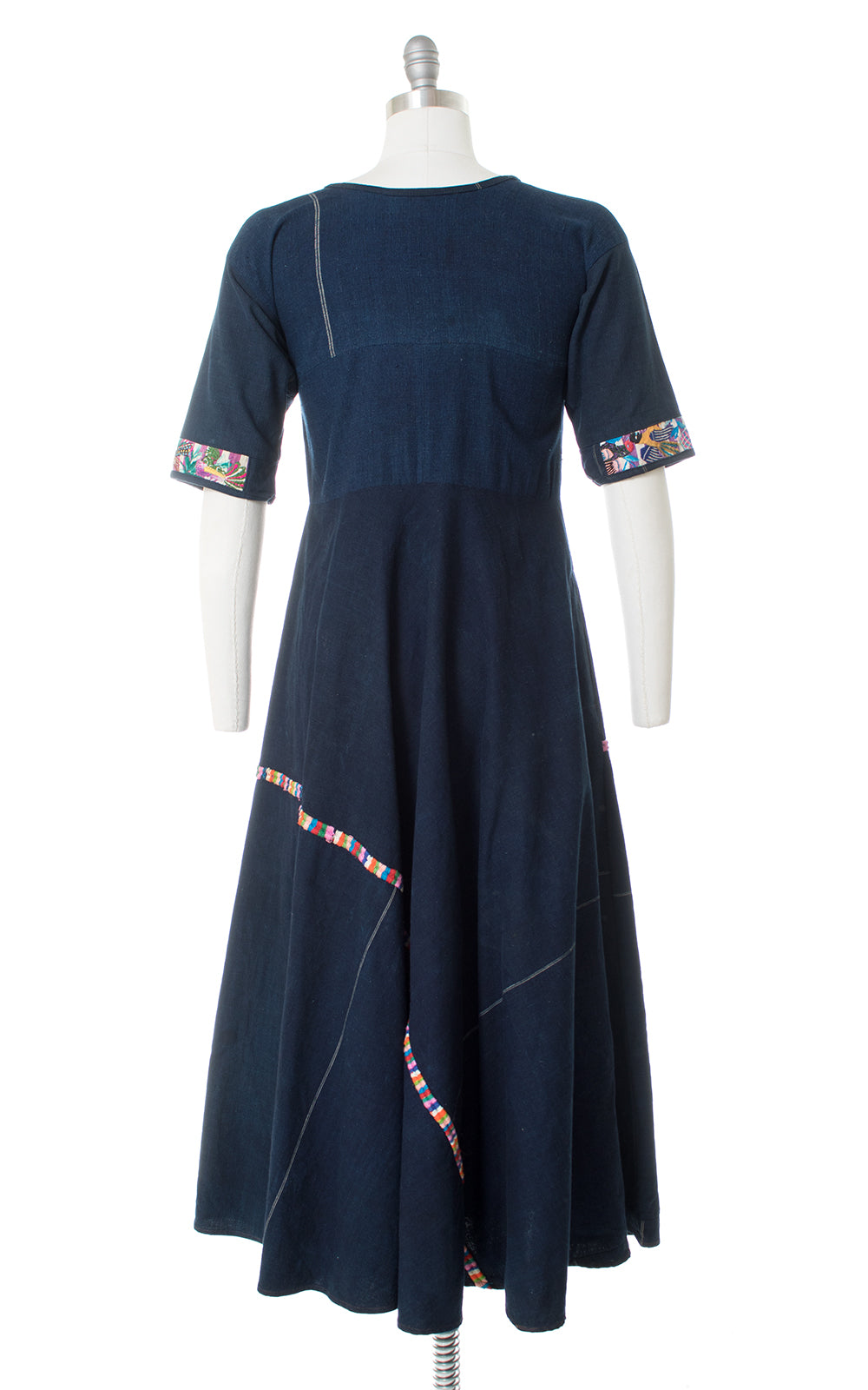 1970s Hand-Woven & Embroidered Guatemalan Huipil Dress | small Birthday Life Vintage 1970s Hand-Woven & Embroidered Guatemalan Huipil Dress | small Birthday Life Vintage