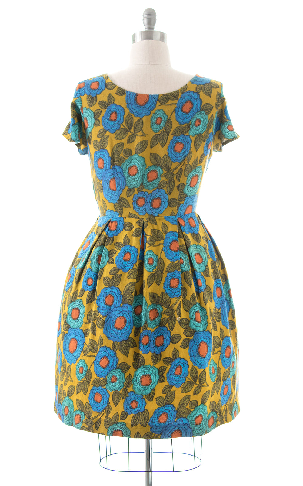 1960s Floral Day Dress
