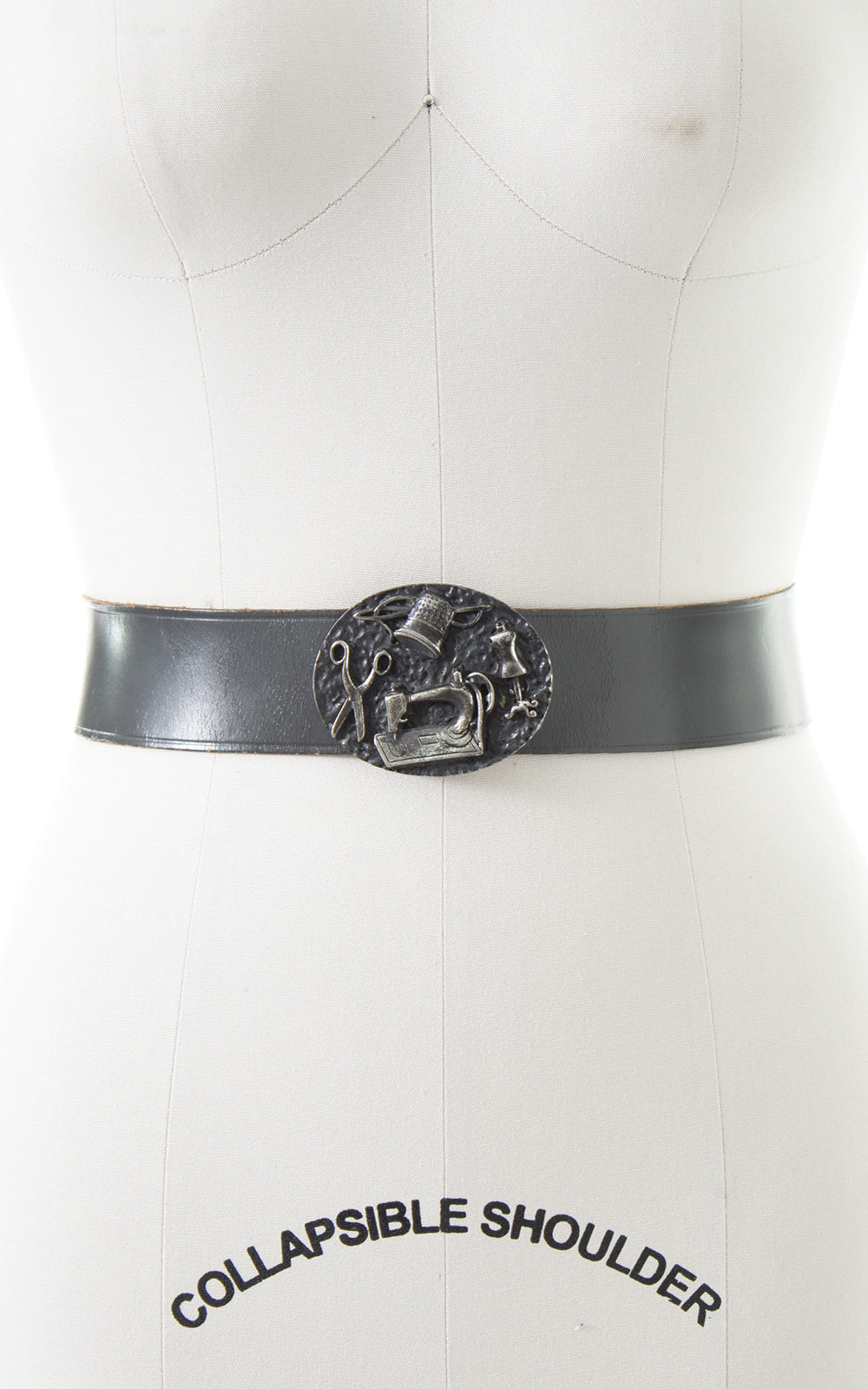 1950s Calderon Sewing Novelty Leather Cinch Belt