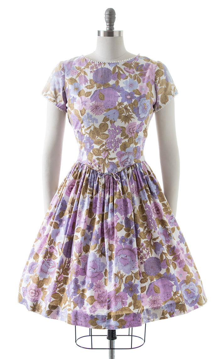 Antique Floral Drop Waist Dress main image 1