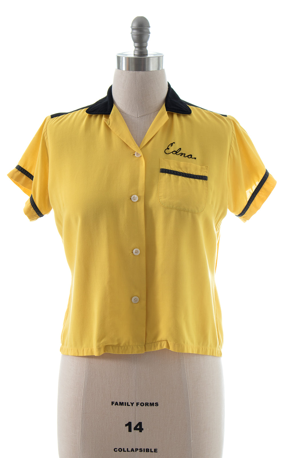 1950s Cummings Beauty Shop Bowling Shirt | medium/large