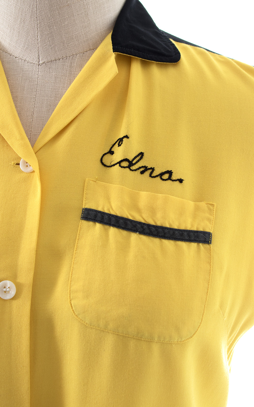 1950s Cummings Beauty Shop Bowling Shirt