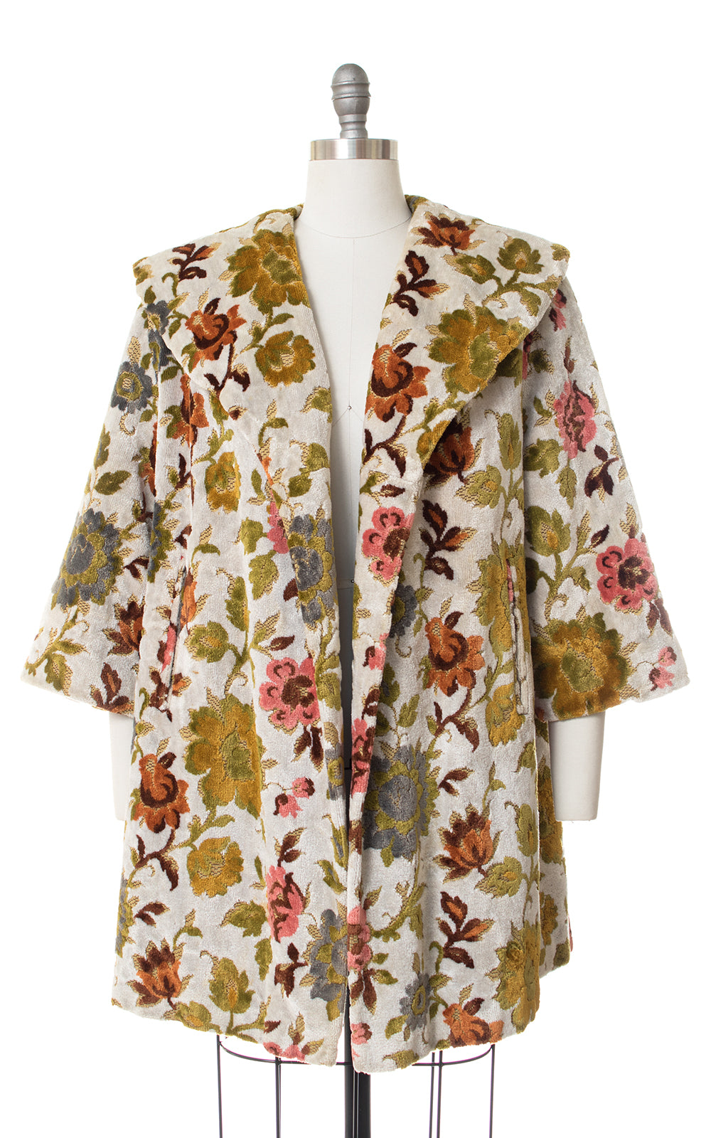 1960s Floral Tapestry Coat