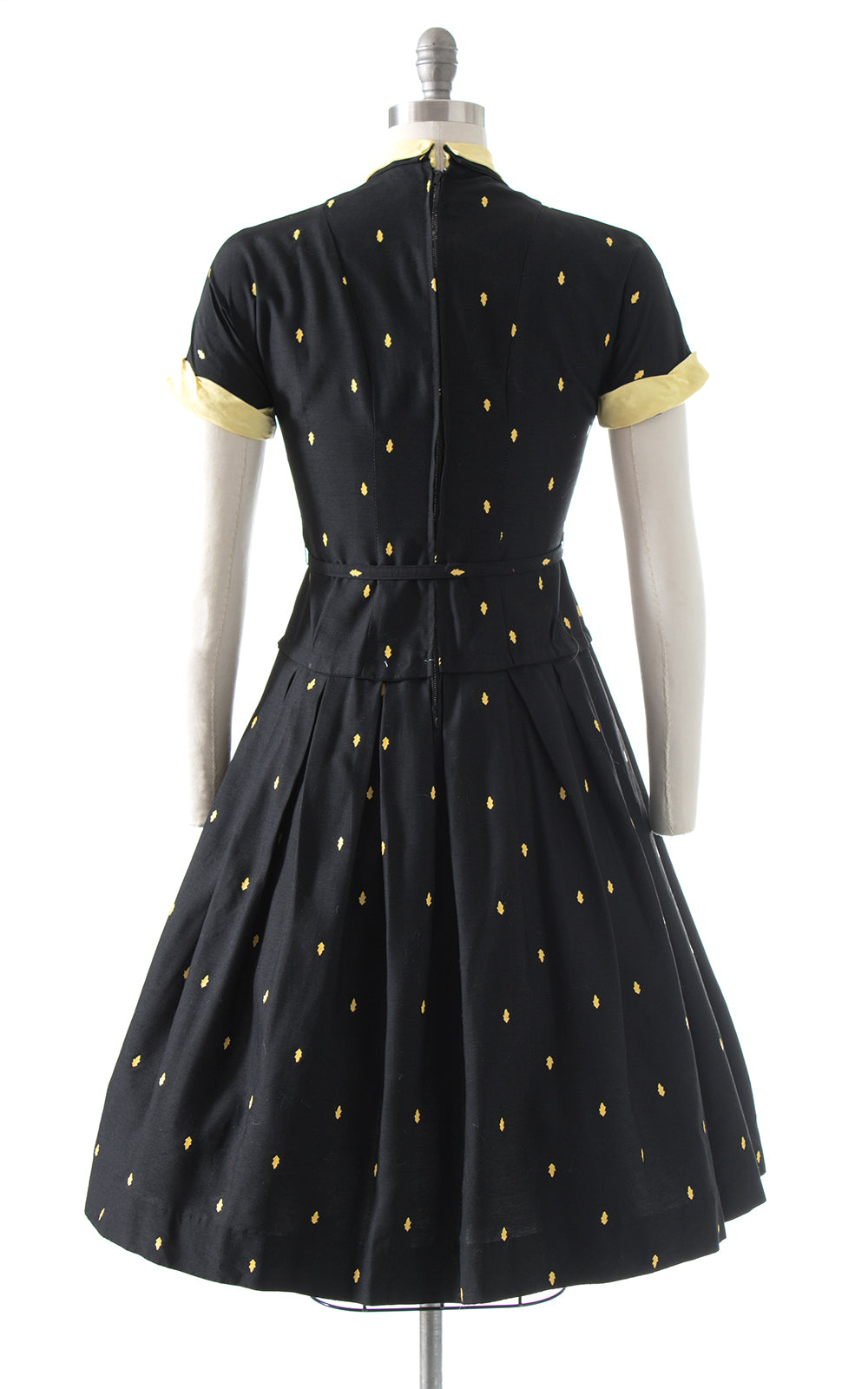 1950s Arrrowhead Drop Waist Day Dress