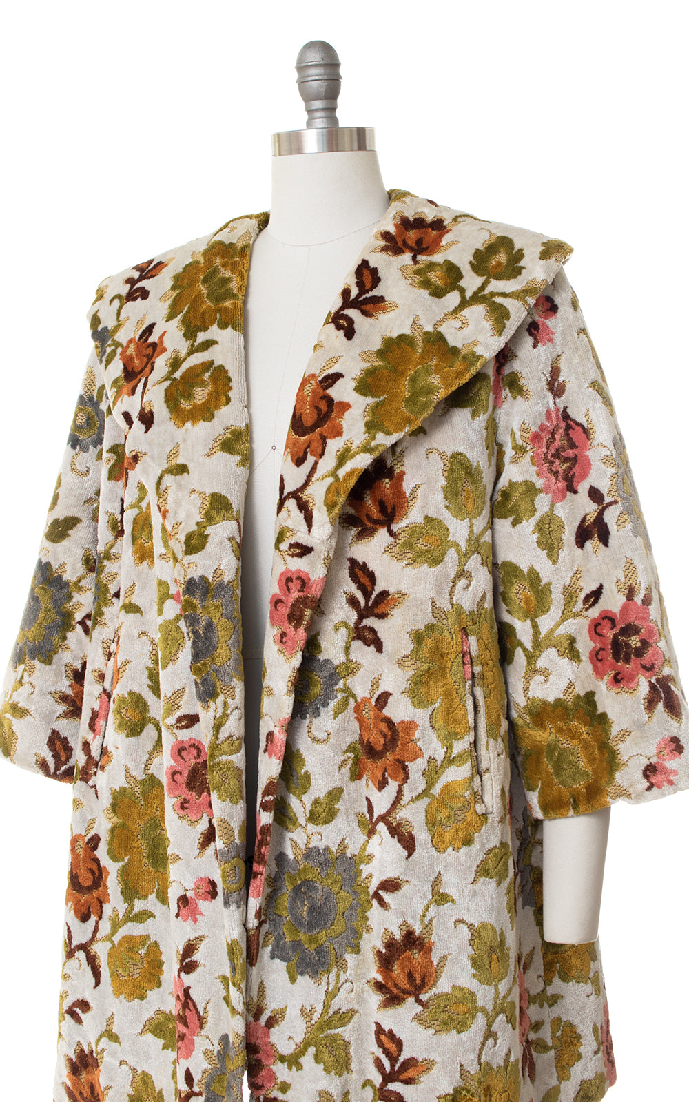 1960s Floral Tapestry Coat