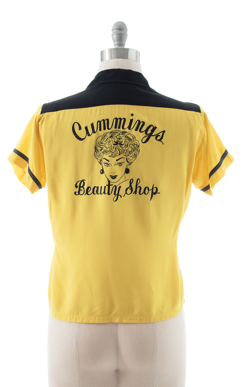 1950s Cummings Beauty Shop Bowling Shirt