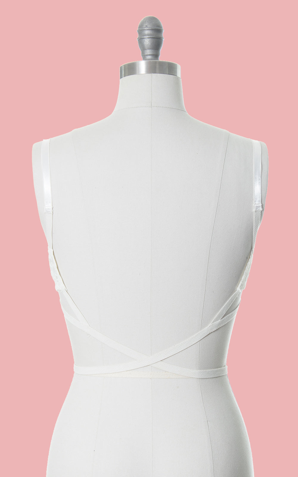 1960s Open Back Bullet Bra for Backless Garments | size 34C