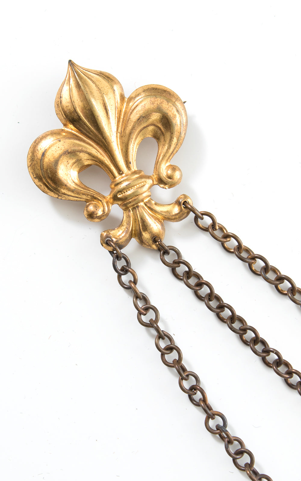 1950s Rhinestone Saber + Fleur De Lis Sweater Pins