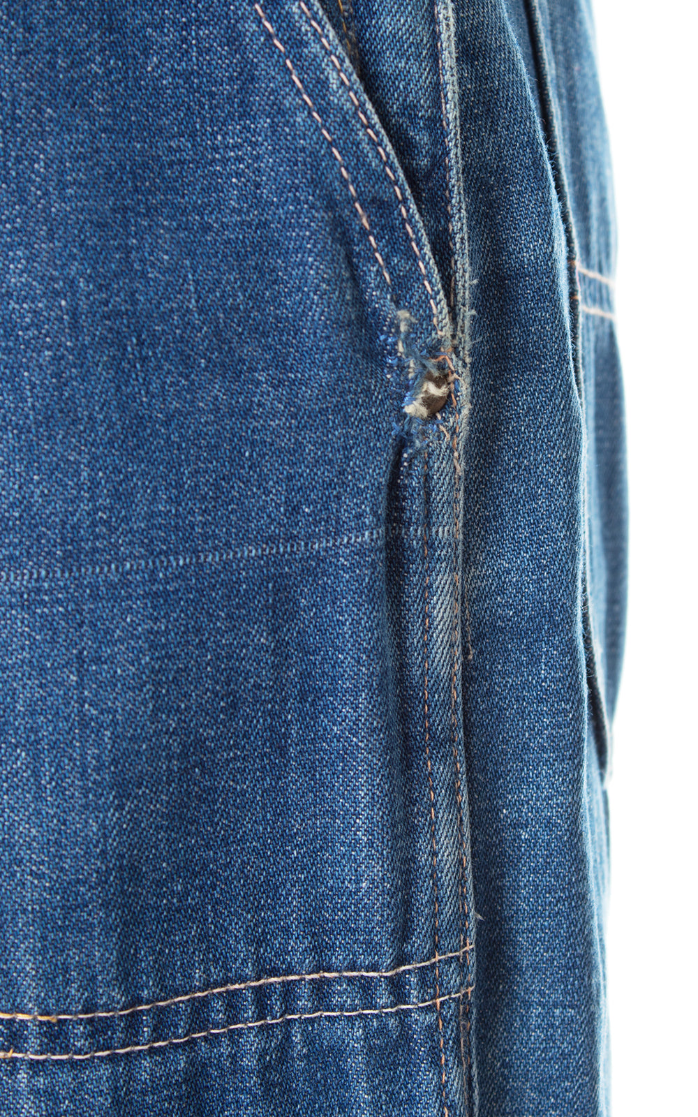 1950s Plaid Cuff Medium-Wash Denim Jeans | xs/small / modern US 2