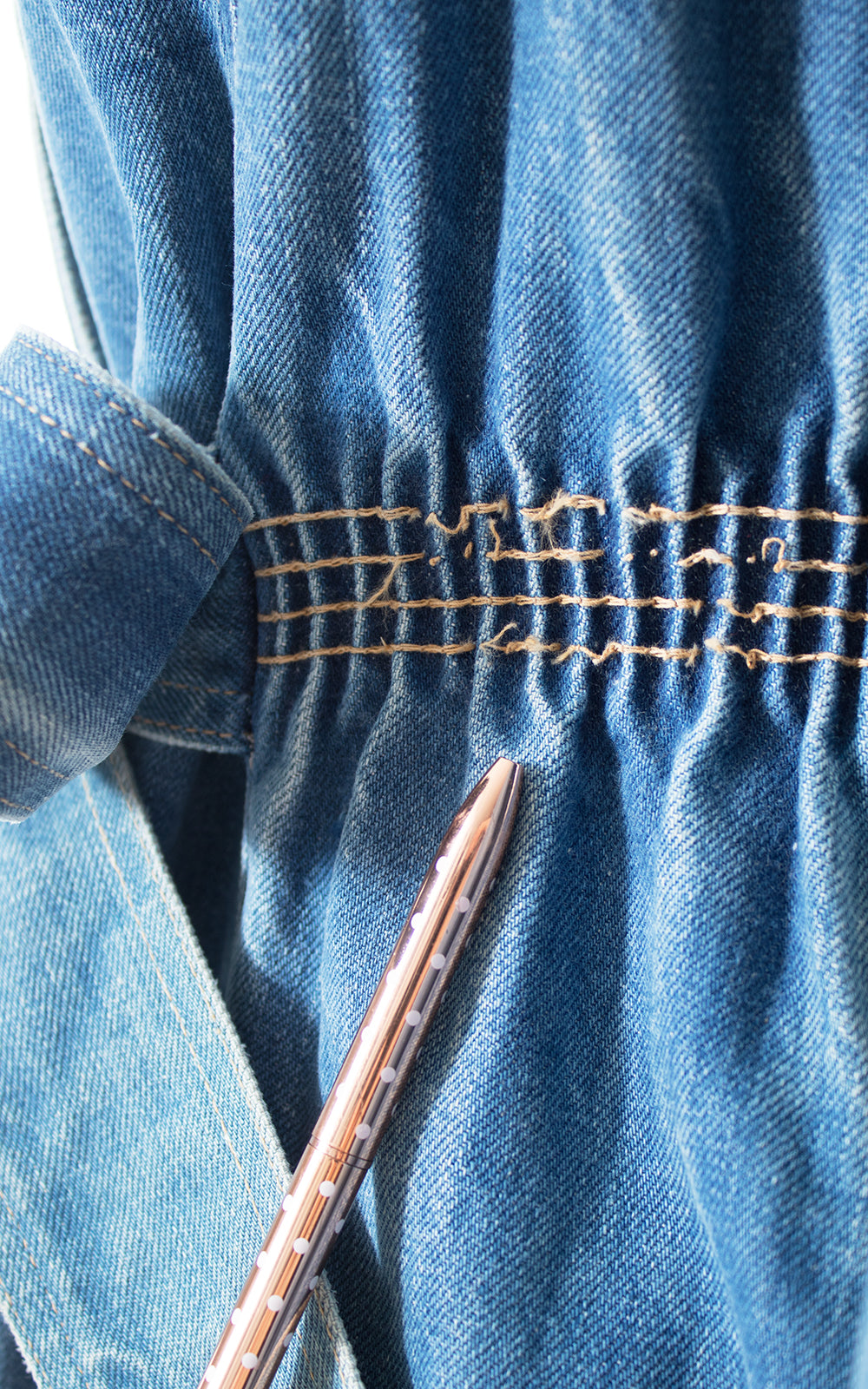 1970s Denim Coat Dress