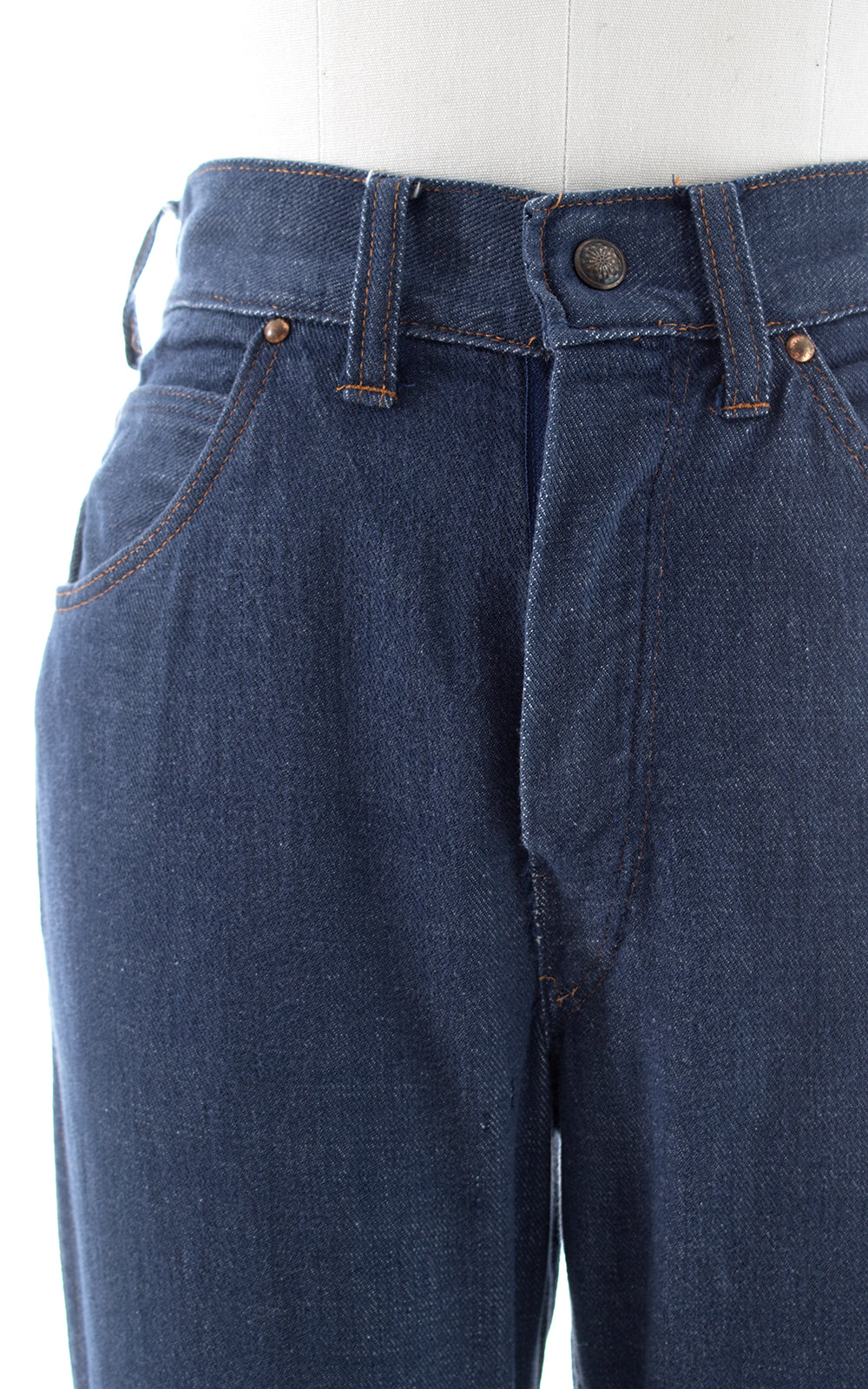 1970s Denim Bell Bottom Jeans