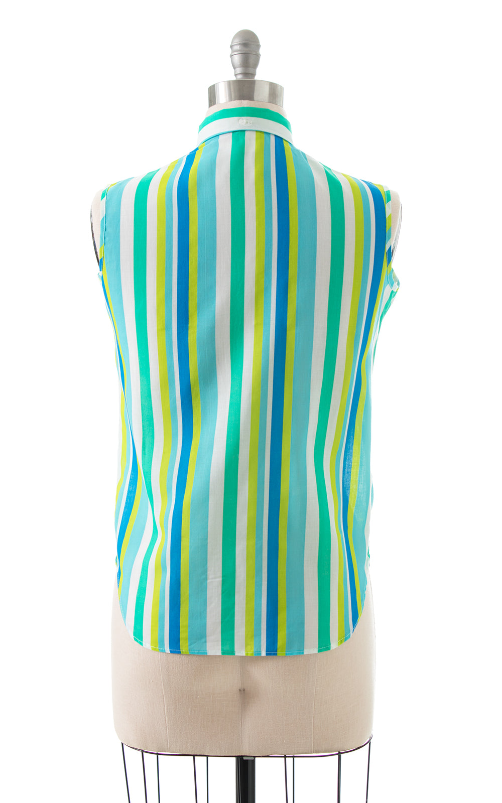 Deadstock 1960s Striped Blouse