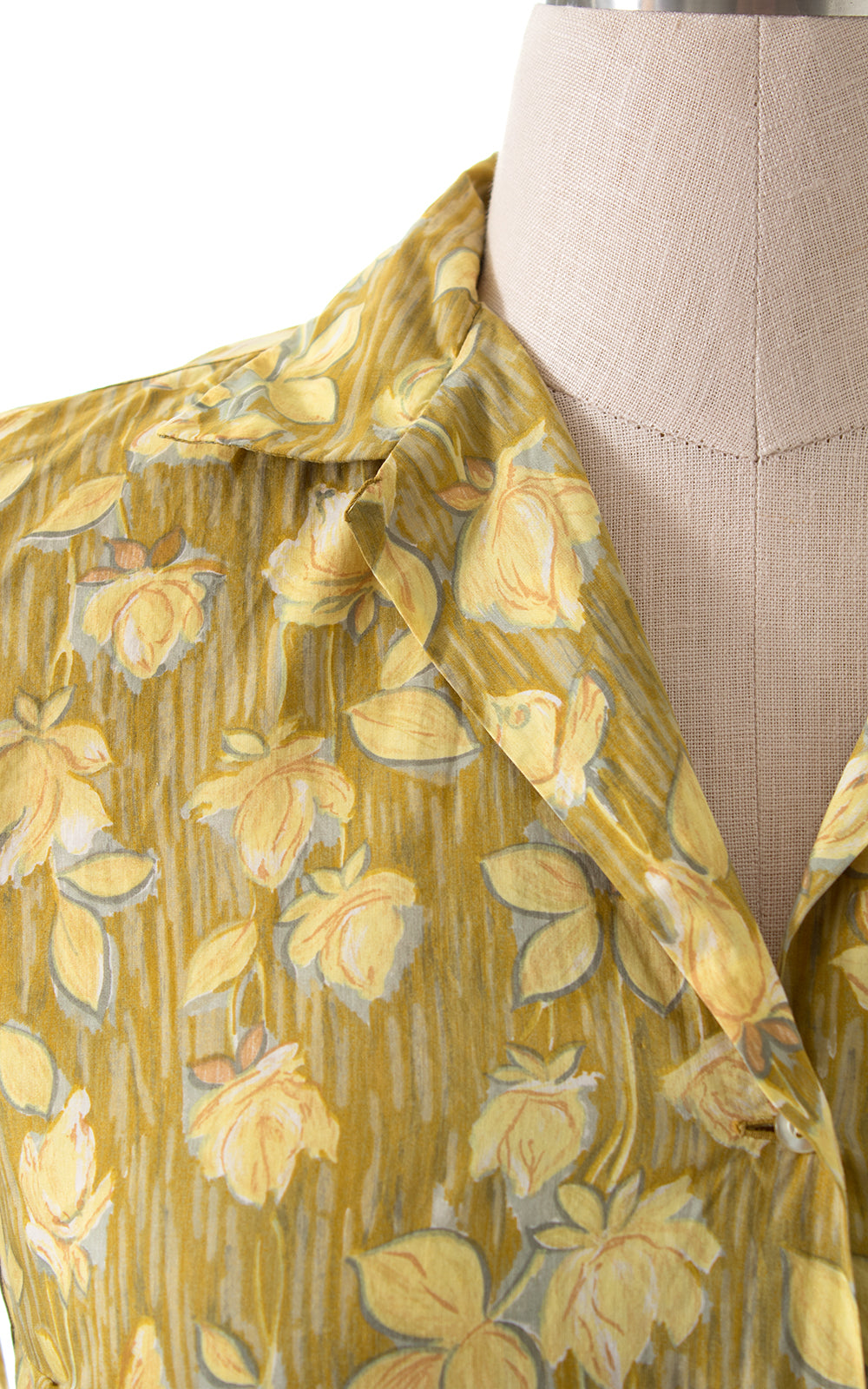 1950s 1960s Liberty of London Rose Blouse